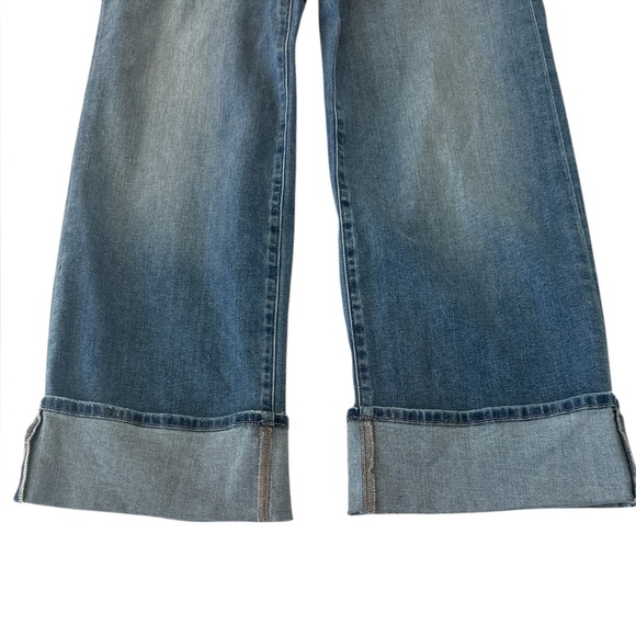 Joe’s Jeans Cuffed High Waist Wide Leg Jeans - Picture 7 of 14